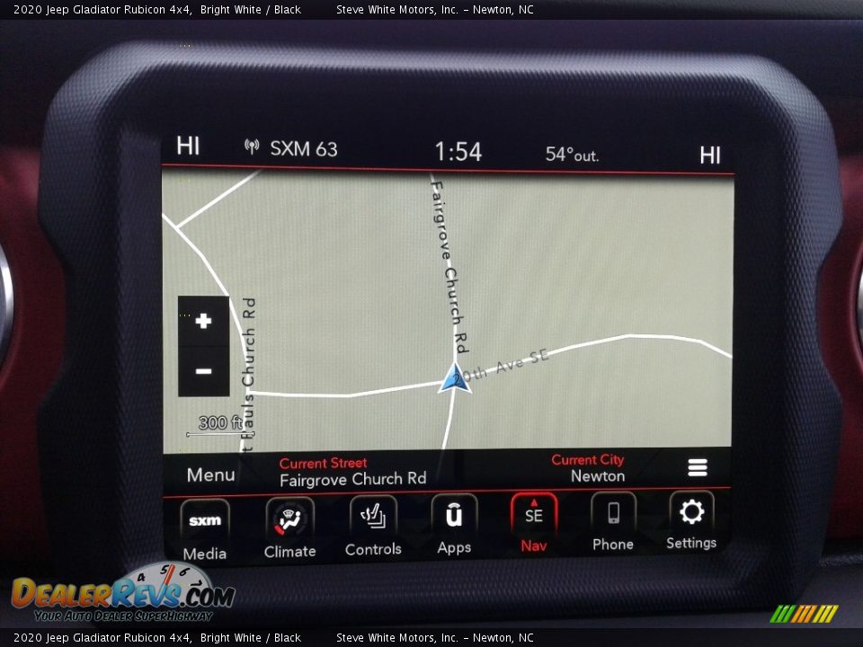 Navigation of 2020 Jeep Gladiator Rubicon 4x4 Photo #26