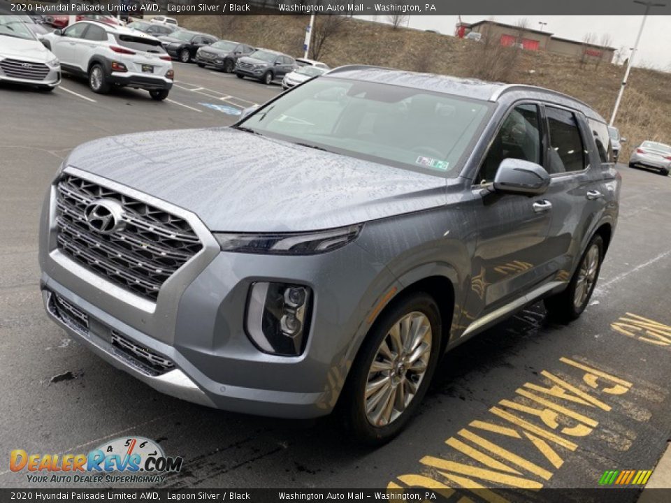2020 Hyundai Palisade Limited AWD Lagoon Silver / Black Photo #6