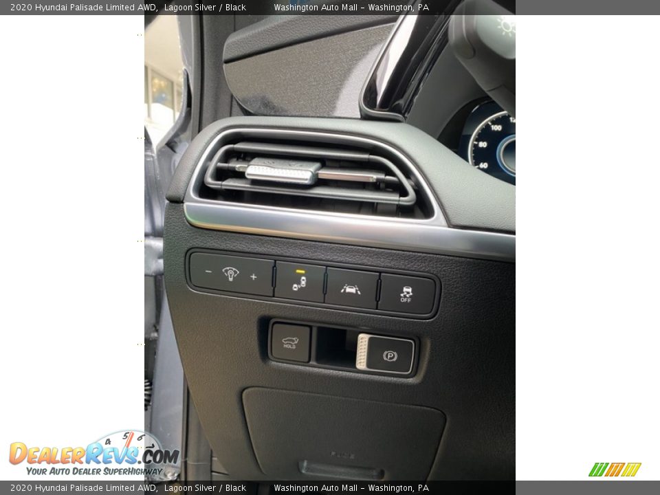 2020 Hyundai Palisade Limited AWD Lagoon Silver / Black Photo #13
