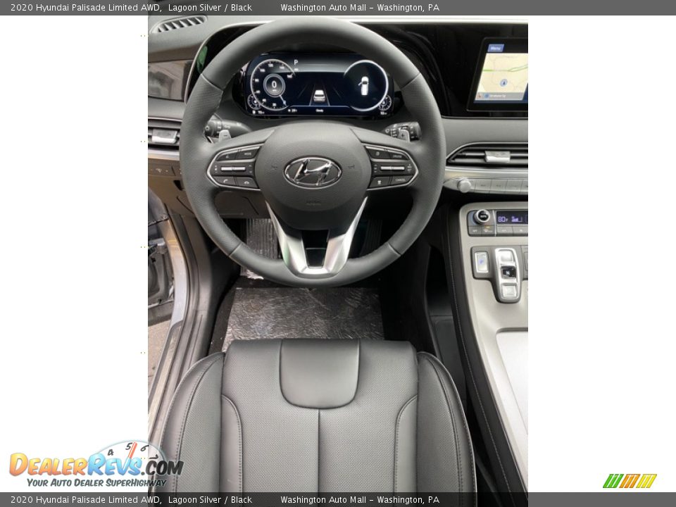 2020 Hyundai Palisade Limited AWD Lagoon Silver / Black Photo #14
