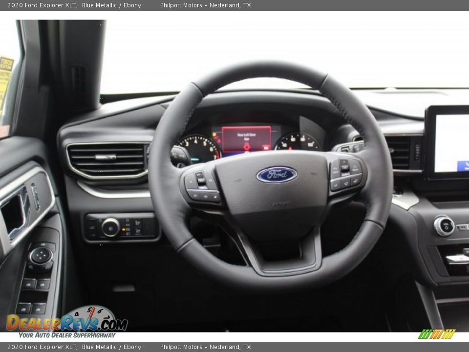 2020 Ford Explorer XLT Blue Metallic / Ebony Photo #22