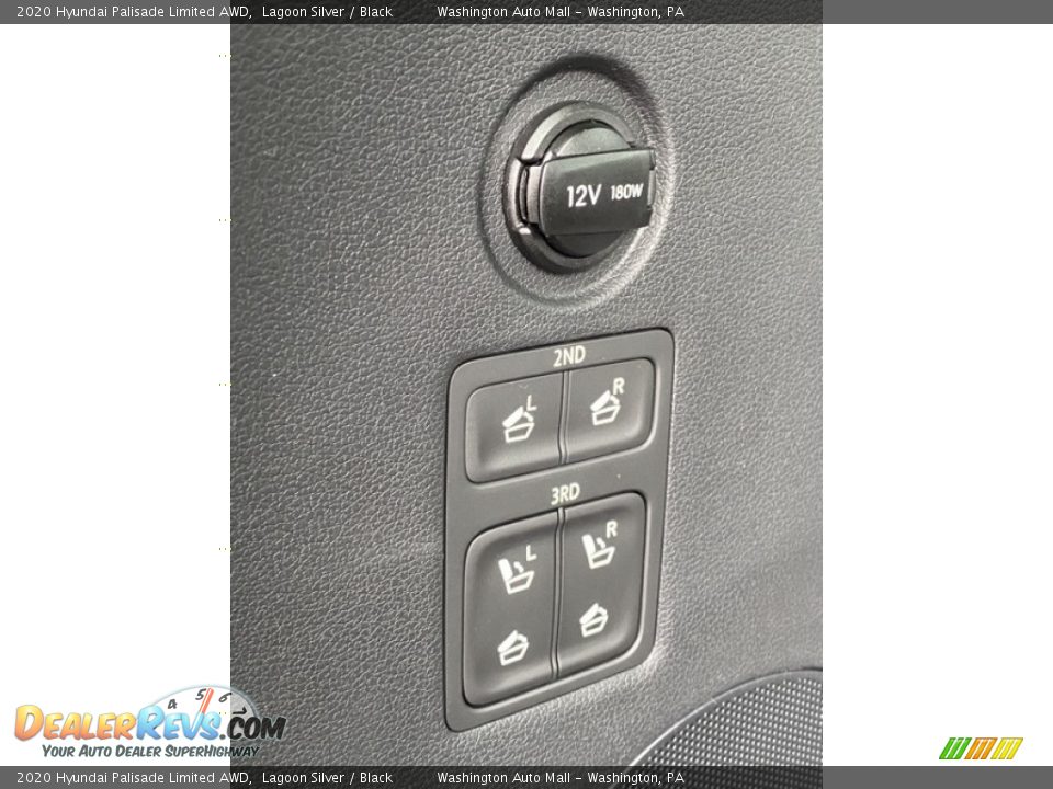 2020 Hyundai Palisade Limited AWD Lagoon Silver / Black Photo #23