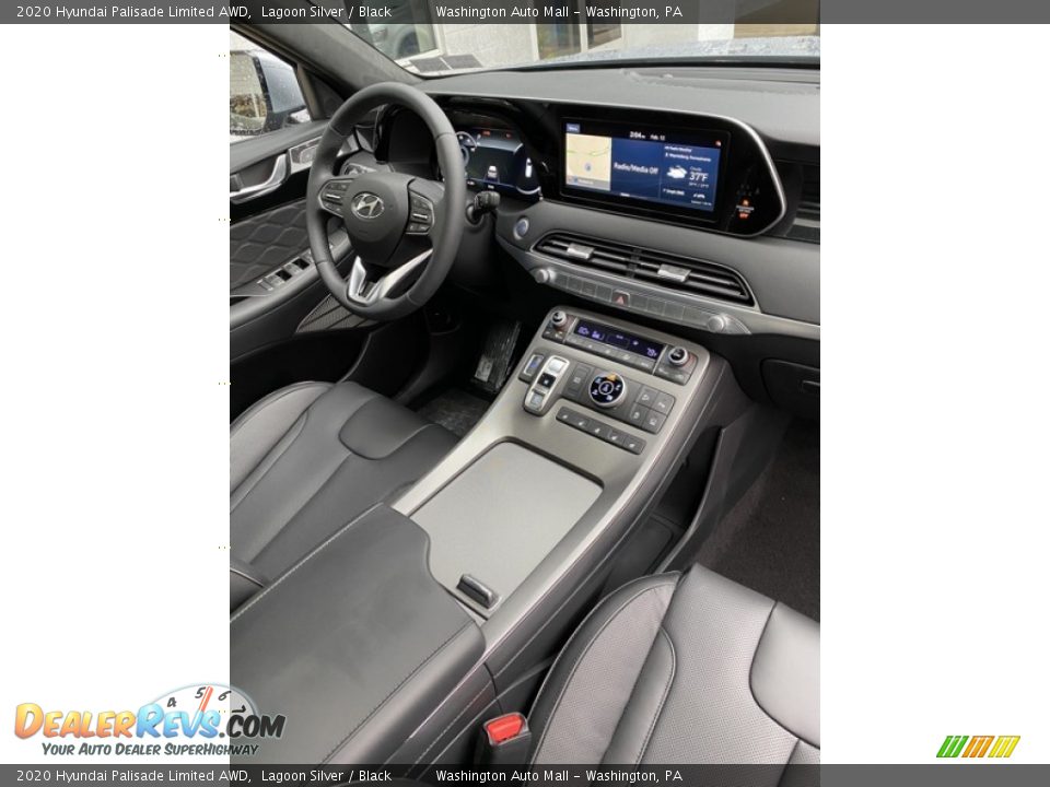 2020 Hyundai Palisade Limited AWD Lagoon Silver / Black Photo #32