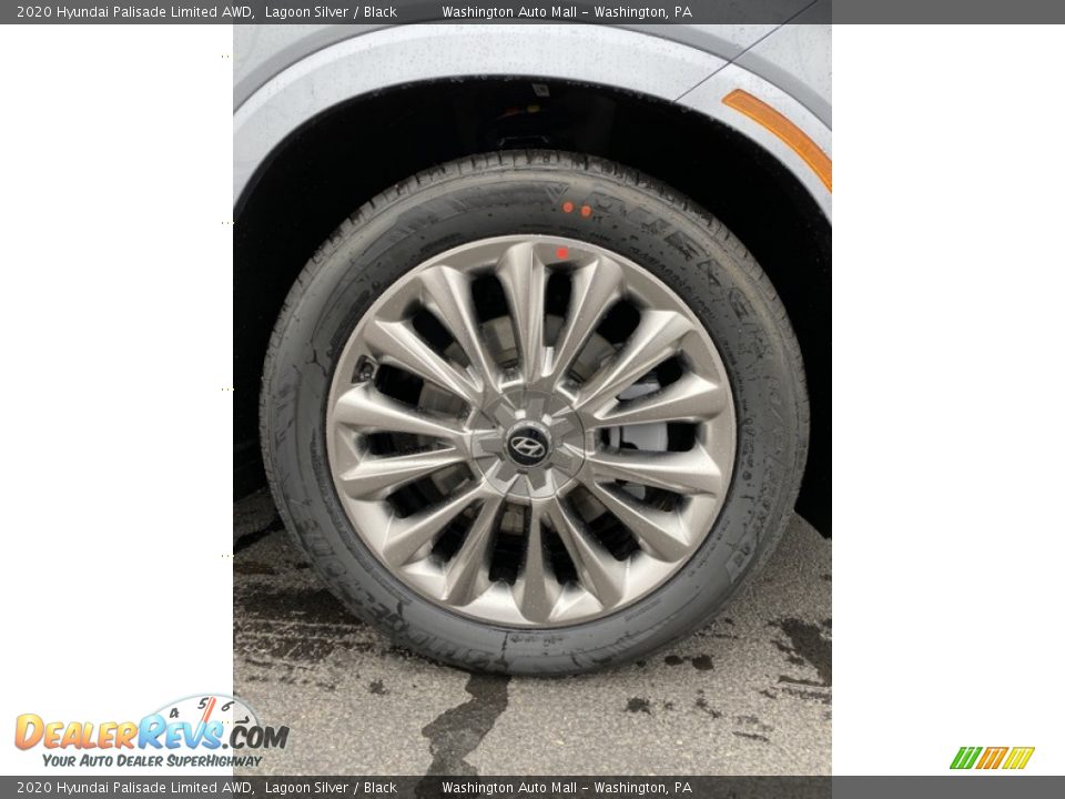 2020 Hyundai Palisade Limited AWD Lagoon Silver / Black Photo #35