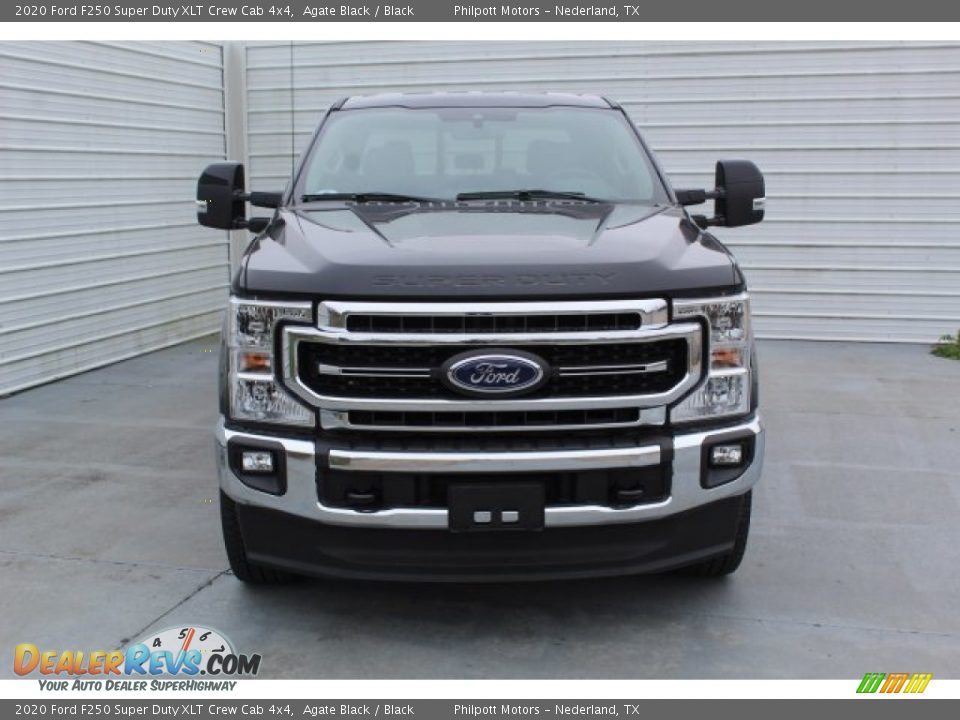 2020 Ford F250 Super Duty XLT Crew Cab 4x4 Agate Black / Black Photo #3