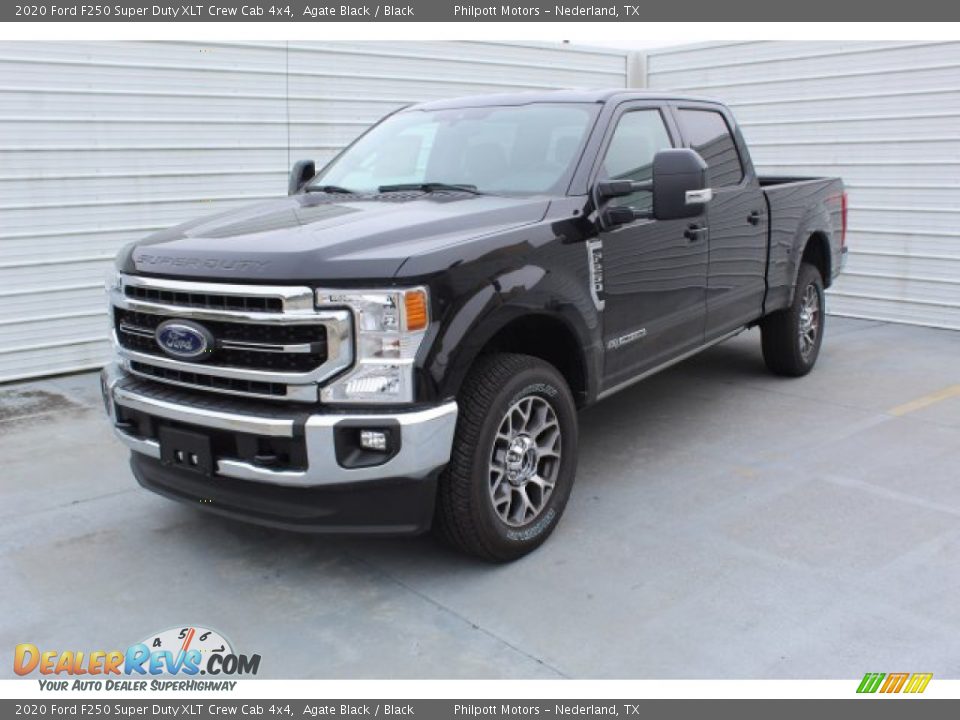 2020 Ford F250 Super Duty XLT Crew Cab 4x4 Agate Black / Black Photo #4