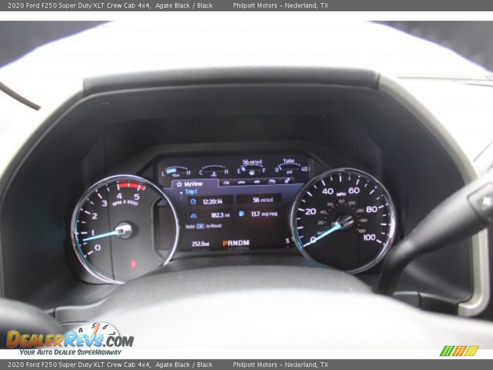 2020 Ford F250 Super Duty XLT Crew Cab 4x4 Agate Black / Black Photo #14