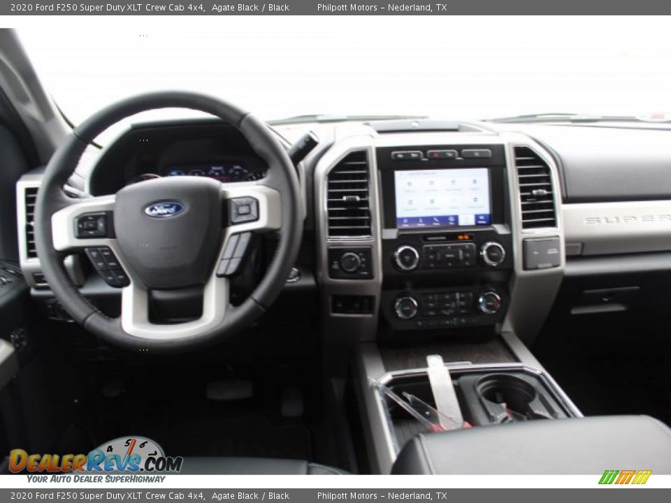 2020 Ford F250 Super Duty XLT Crew Cab 4x4 Agate Black / Black Photo #22