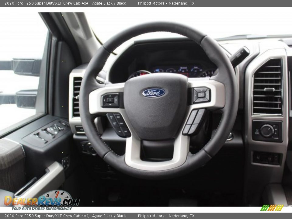 2020 Ford F250 Super Duty XLT Crew Cab 4x4 Agate Black / Black Photo #23