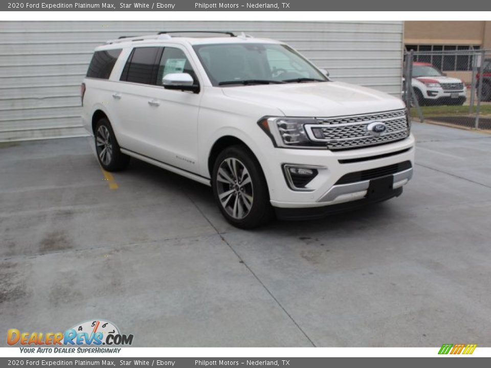 2020 Ford Expedition Platinum Max Star White / Ebony Photo #2