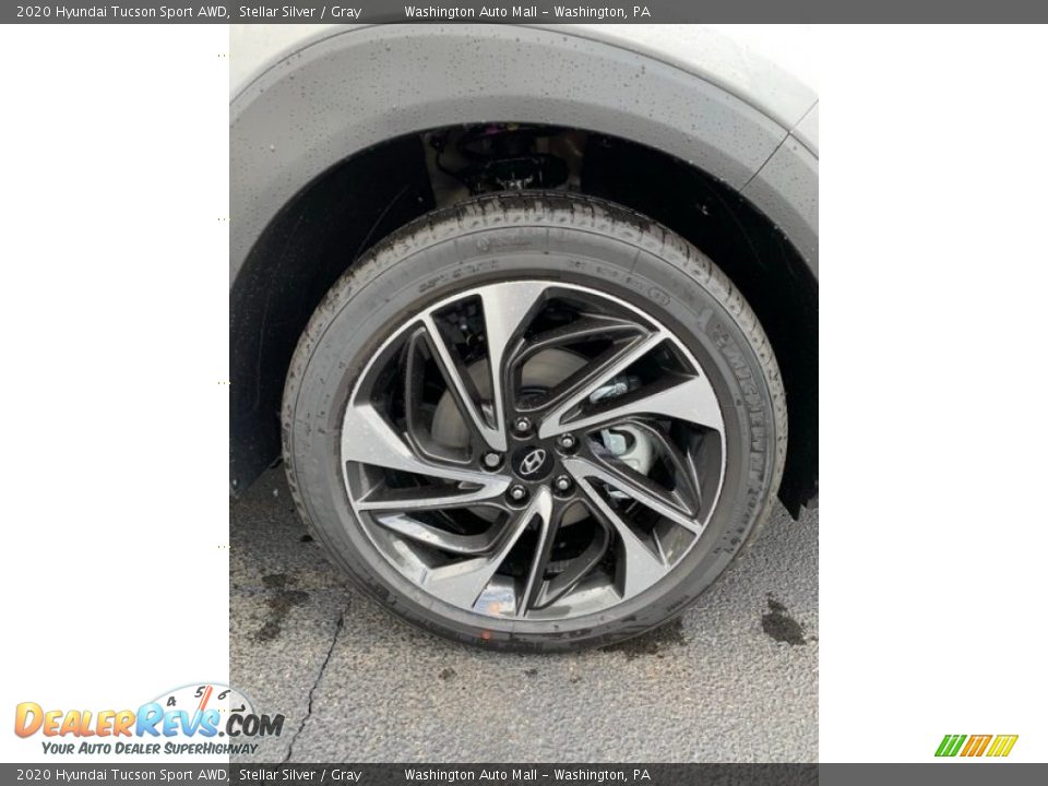 2020 Hyundai Tucson Sport AWD Stellar Silver / Gray Photo #28