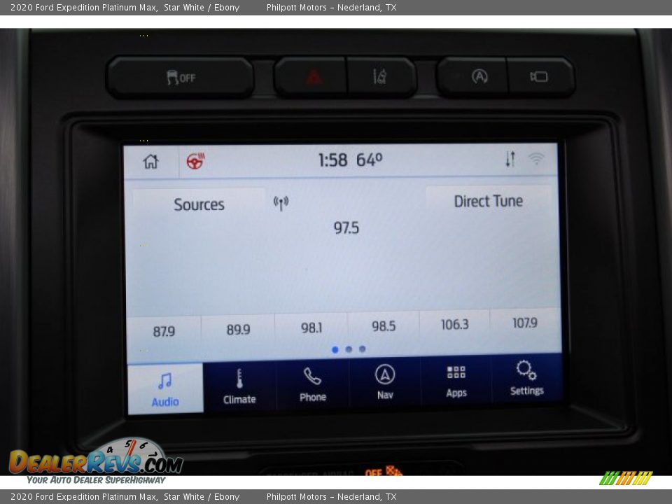 2020 Ford Expedition Platinum Max Star White / Ebony Photo #15