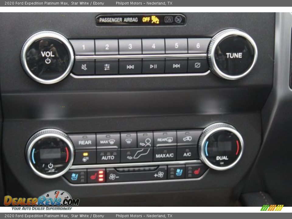 2020 Ford Expedition Platinum Max Star White / Ebony Photo #16