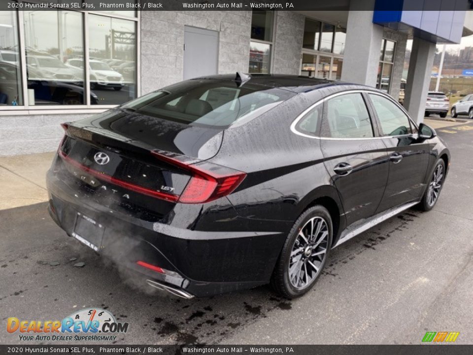 2020 Hyundai Sonata SEL Plus Phantom Black / Black Photo #3