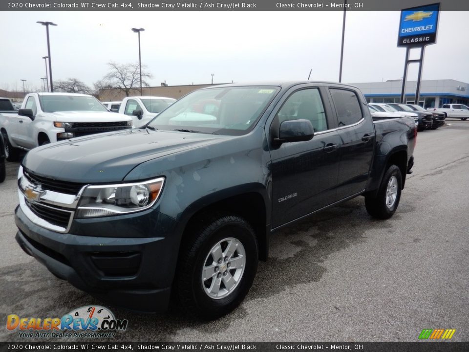 2020 Chevrolet Colorado WT Crew Cab 4x4 Shadow Gray Metallic / Ash Gray/Jet Black Photo #1