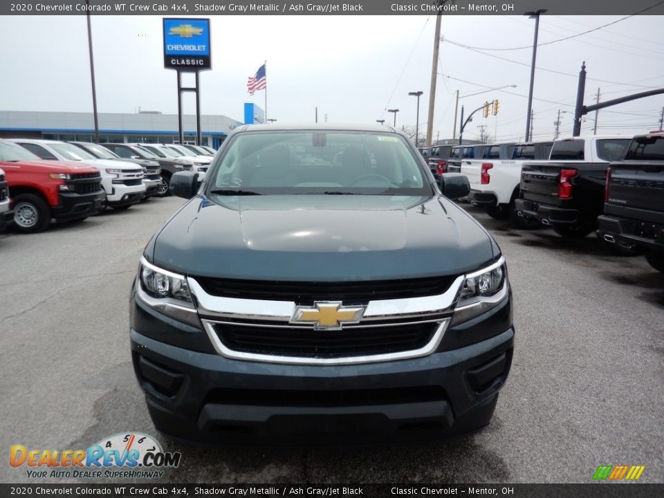 2020 Chevrolet Colorado WT Crew Cab 4x4 Shadow Gray Metallic / Ash Gray/Jet Black Photo #2