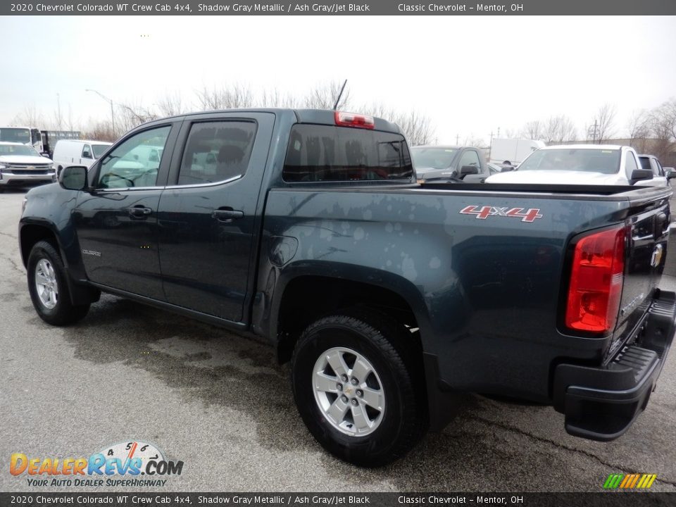 2020 Chevrolet Colorado WT Crew Cab 4x4 Shadow Gray Metallic / Ash Gray/Jet Black Photo #5