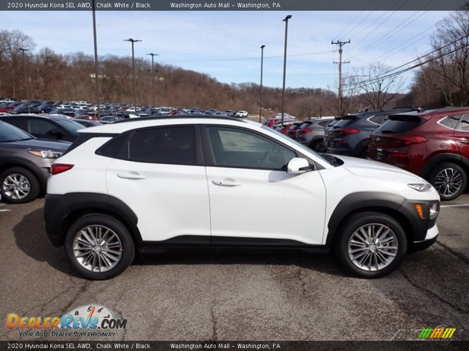 2020 Hyundai Kona SEL AWD Chalk White / Black Photo #1