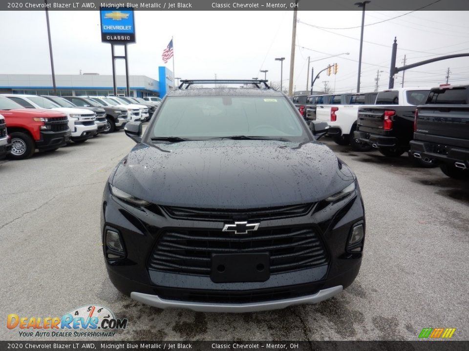 2020 Chevrolet Blazer LT AWD Midnight Blue Metallic / Jet Black Photo #2