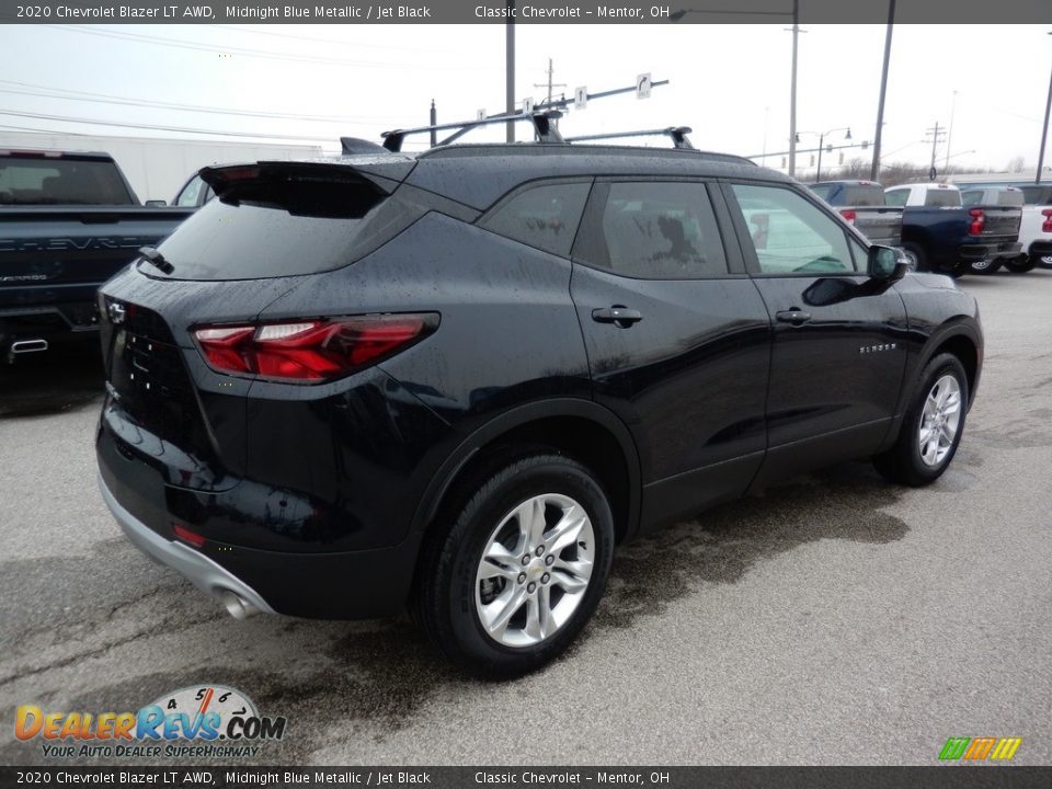 2020 Chevrolet Blazer LT AWD Midnight Blue Metallic / Jet Black Photo #4