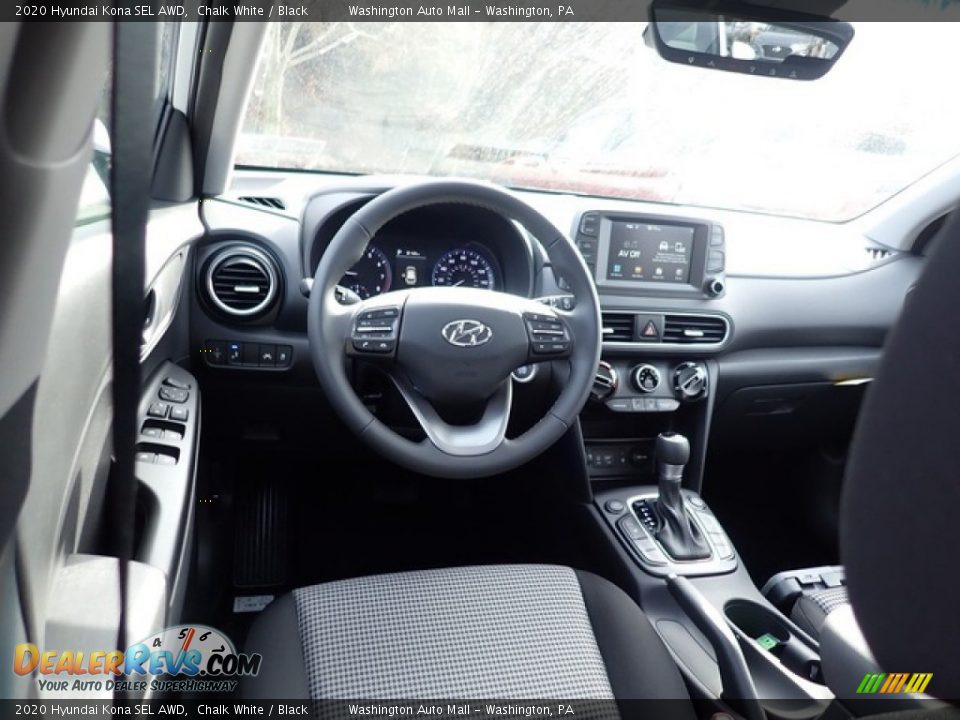 2020 Hyundai Kona SEL AWD Chalk White / Black Photo #9