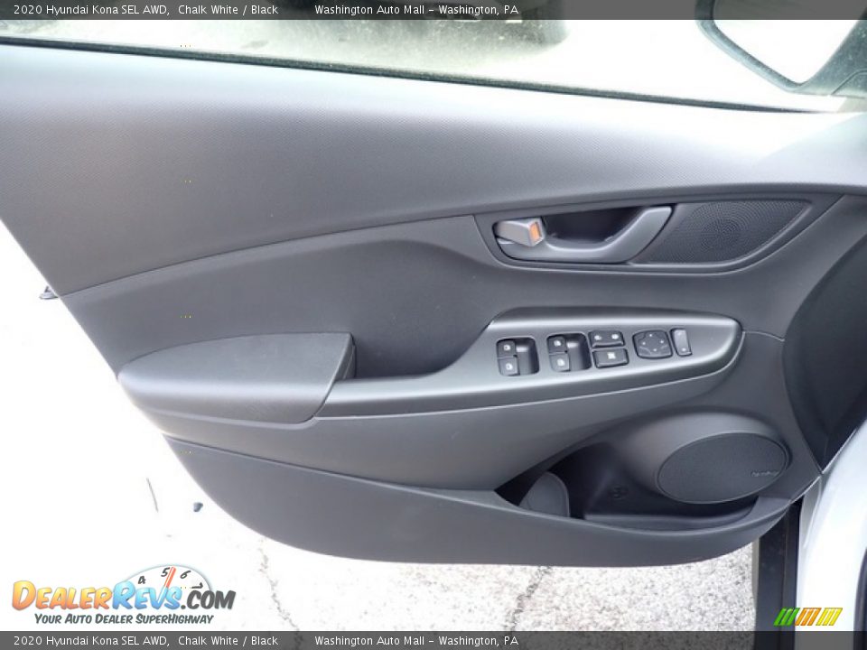 2020 Hyundai Kona SEL AWD Chalk White / Black Photo #11