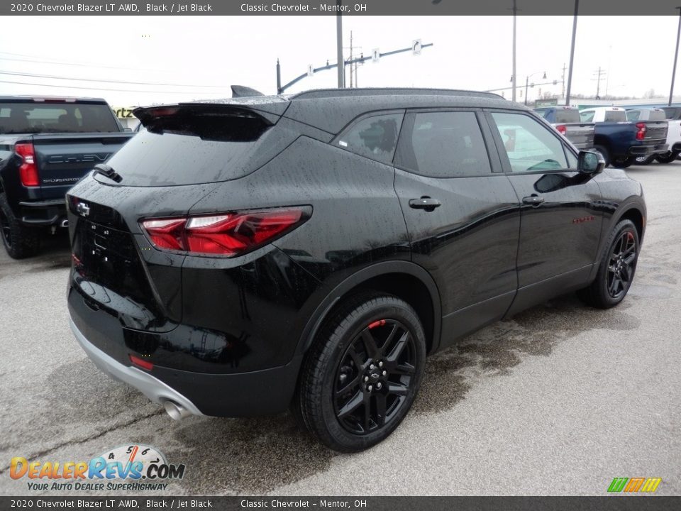 2020 Chevrolet Blazer LT AWD Black / Jet Black Photo #4