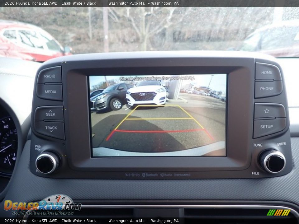 2020 Hyundai Kona SEL AWD Chalk White / Black Photo #15