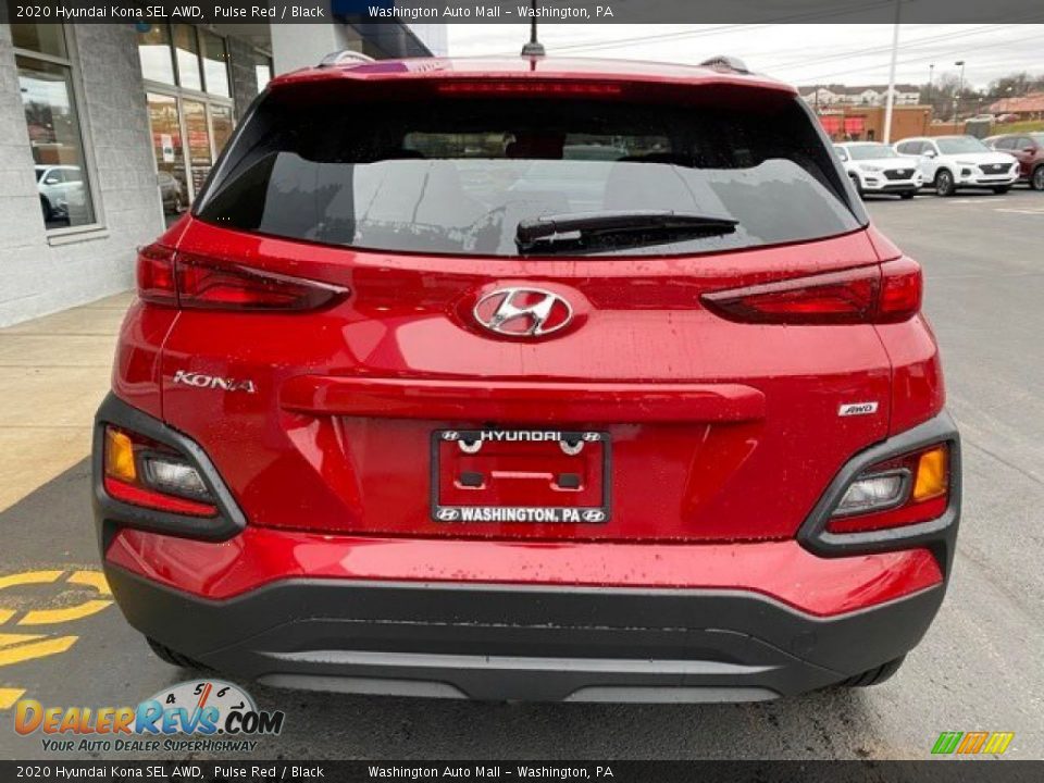 2020 Hyundai Kona SEL AWD Pulse Red / Black Photo #4