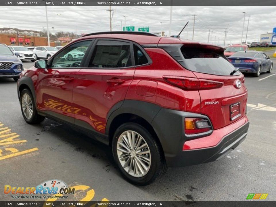 2020 Hyundai Kona SEL AWD Pulse Red / Black Photo #5