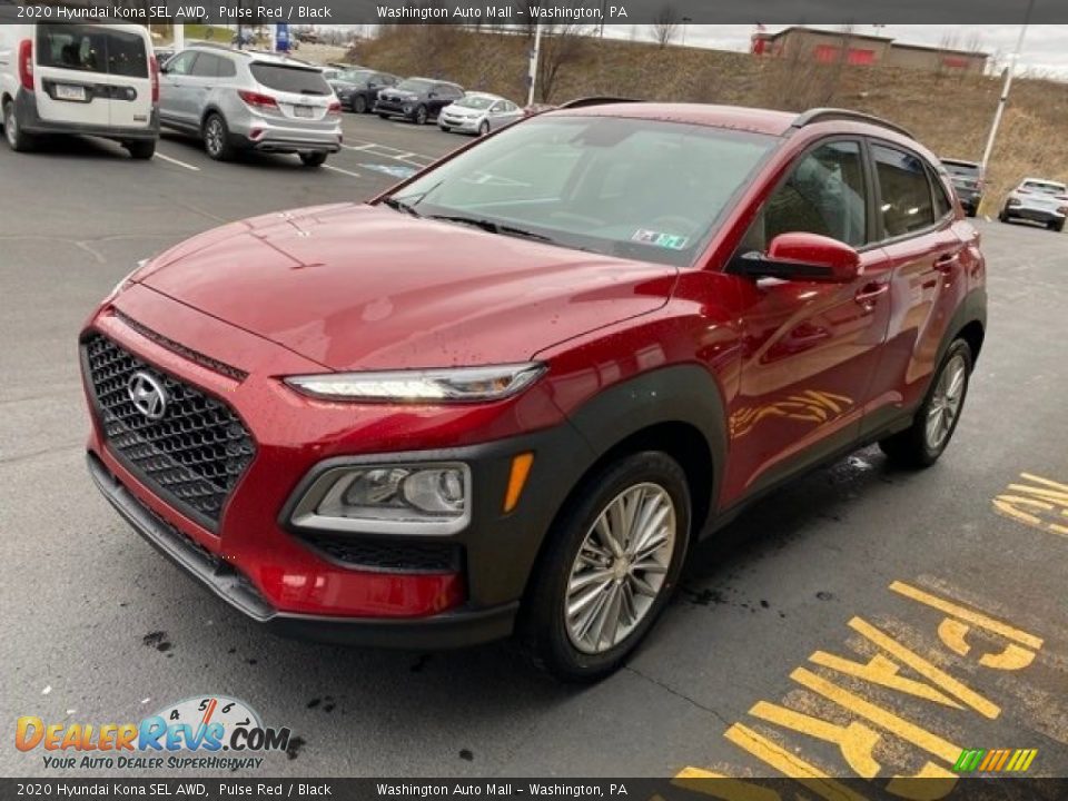 2020 Hyundai Kona SEL AWD Pulse Red / Black Photo #6