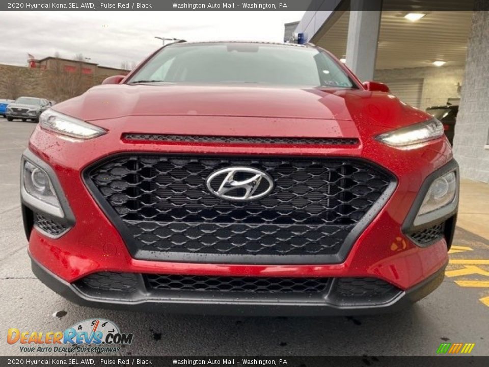 2020 Hyundai Kona SEL AWD Pulse Red / Black Photo #7