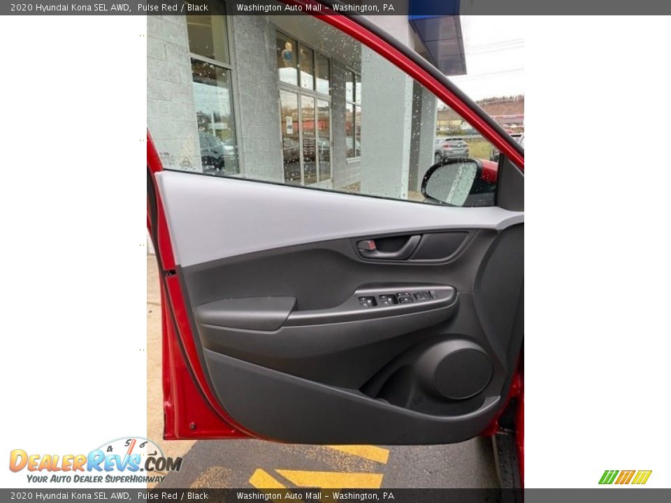 2020 Hyundai Kona SEL AWD Pulse Red / Black Photo #10