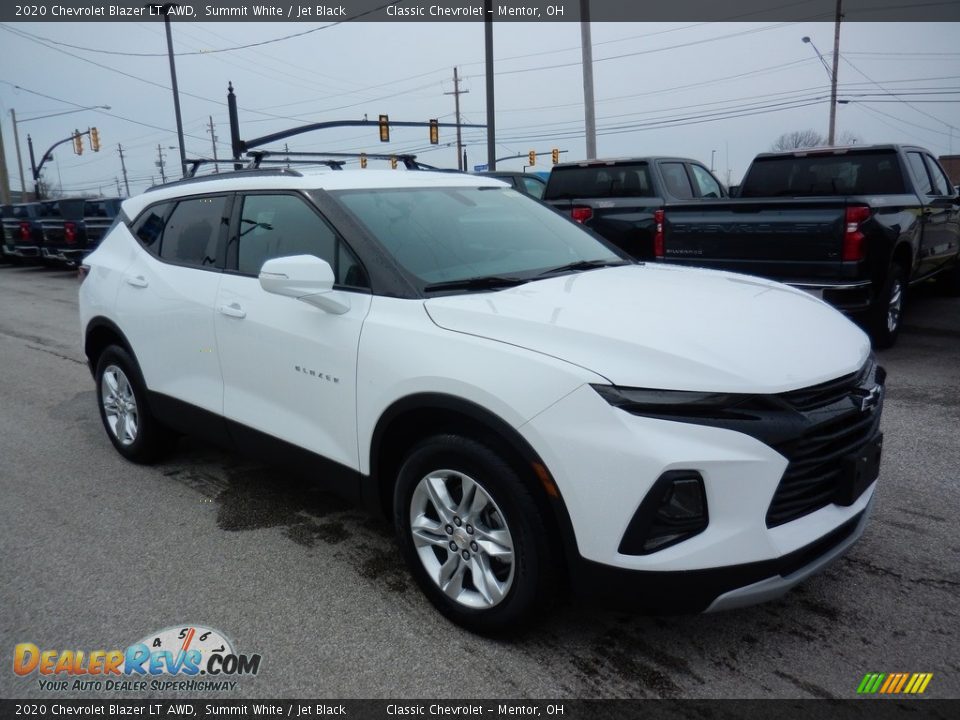 2020 Chevrolet Blazer LT AWD Summit White / Jet Black Photo #3