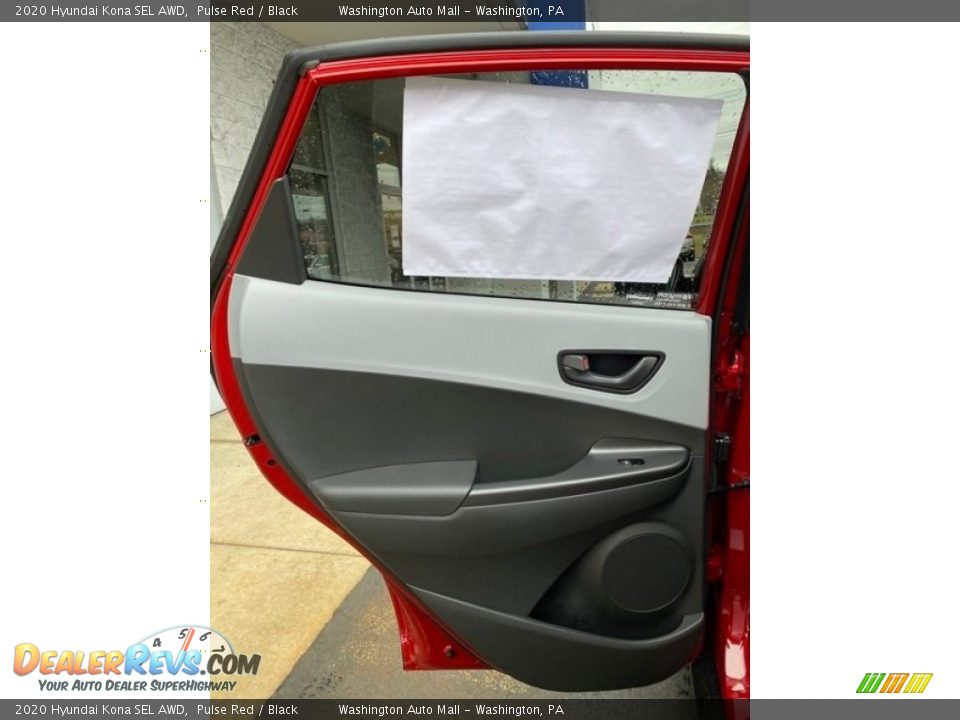2020 Hyundai Kona SEL AWD Pulse Red / Black Photo #16