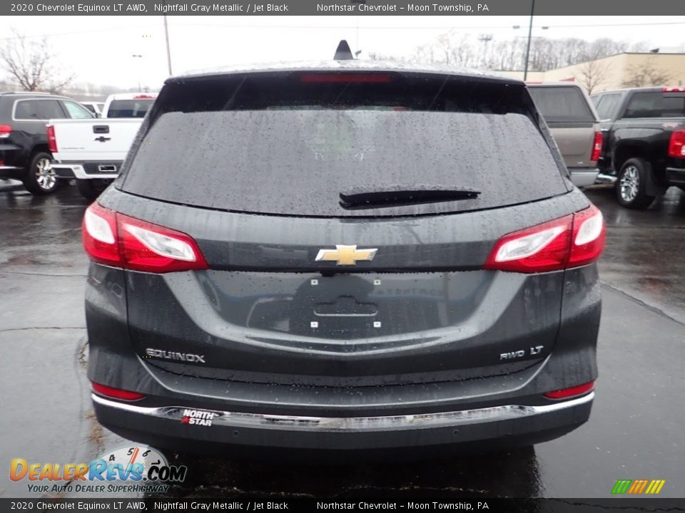 2020 Chevrolet Equinox LT AWD Nightfall Gray Metallic / Jet Black Photo #4