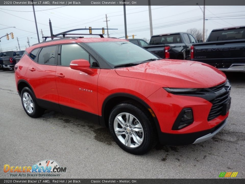 2020 Chevrolet Blazer LT AWD Red Hot / Jet Black Photo #3