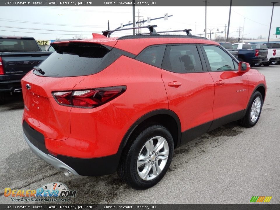 2020 Chevrolet Blazer LT AWD Red Hot / Jet Black Photo #4