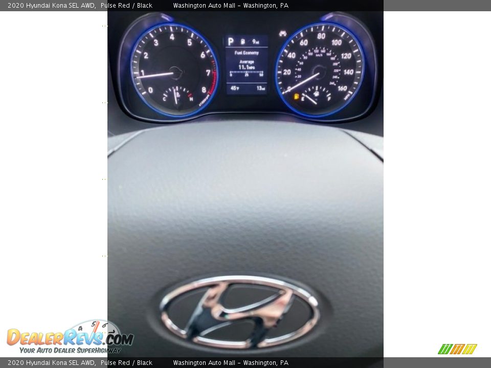 2020 Hyundai Kona SEL AWD Pulse Red / Black Photo #28
