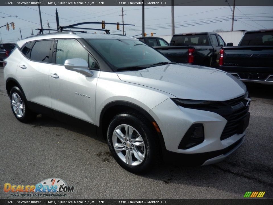 2020 Chevrolet Blazer LT AWD Silver Ice Metallic / Jet Black Photo #3