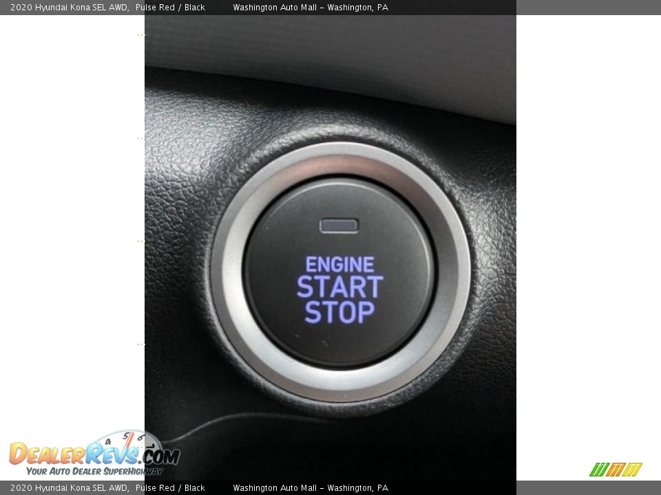 2020 Hyundai Kona SEL AWD Pulse Red / Black Photo #33