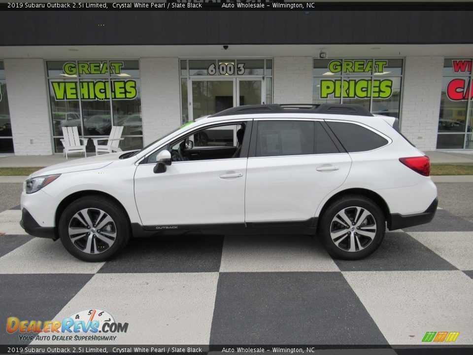 2019 Subaru Outback 2.5i Limited Crystal White Pearl / Slate Black Photo #1