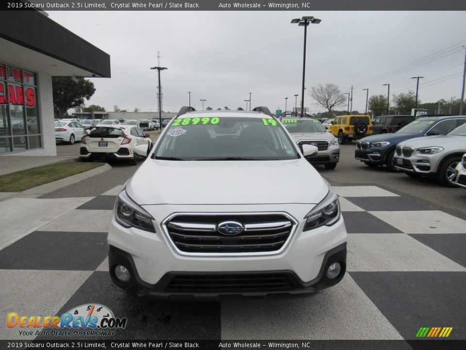 2019 Subaru Outback 2.5i Limited Crystal White Pearl / Slate Black Photo #2