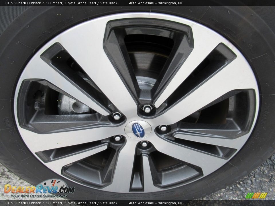 2019 Subaru Outback 2.5i Limited Crystal White Pearl / Slate Black Photo #6