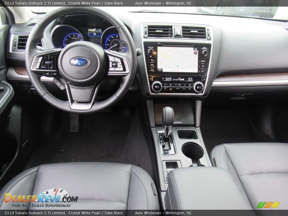 2019 Subaru Outback 2.5i Limited Crystal White Pearl / Slate Black Photo #14