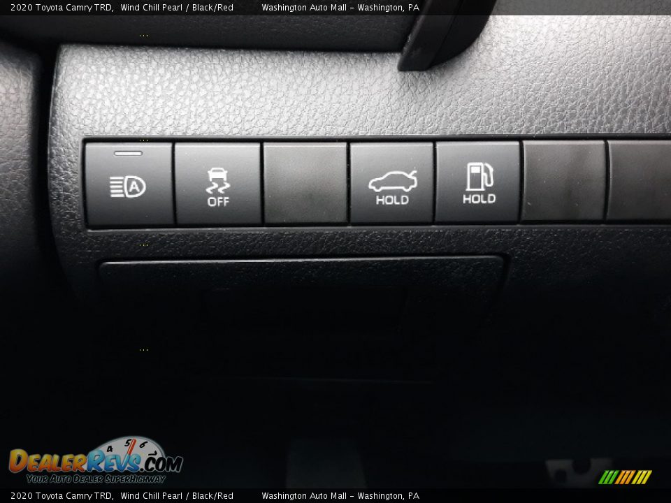 2020 Toyota Camry TRD Wind Chill Pearl / Black/Red Photo #11