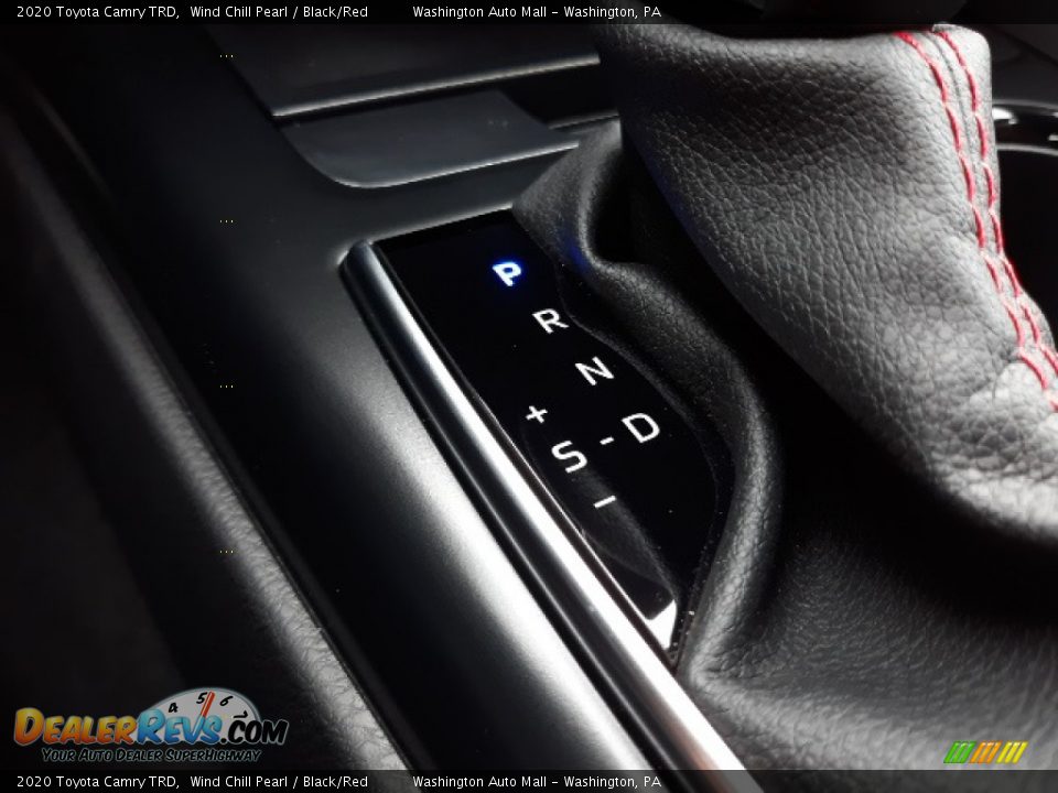 2020 Toyota Camry TRD Wind Chill Pearl / Black/Red Photo #17
