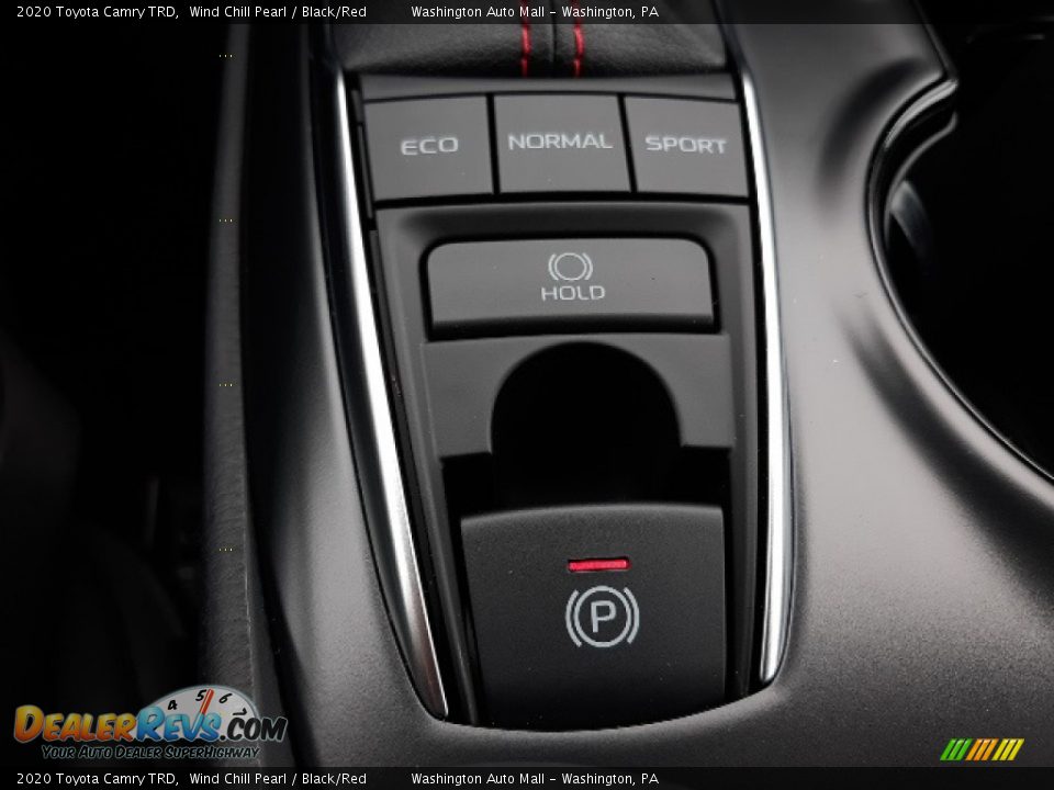 2020 Toyota Camry TRD Wind Chill Pearl / Black/Red Photo #18