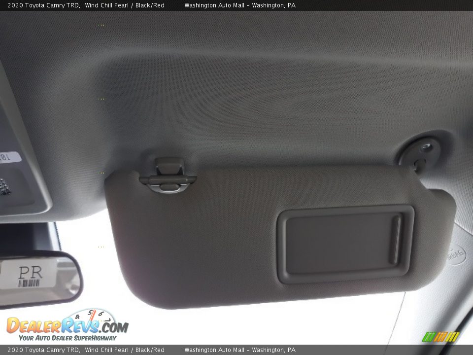 2020 Toyota Camry TRD Wind Chill Pearl / Black/Red Photo #25