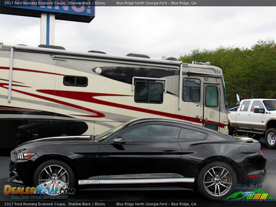 2017 Ford Mustang Ecoboost Coupe Shadow Black / Ebony Photo #2